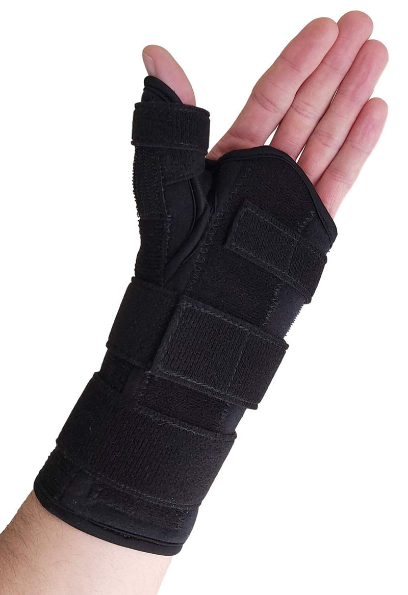 Thumb Spica Splint & Wrist Brace – Both a Wrist Splint and Thumb Splint to Support Sprains, Tendinosis, De Quervain's Tenosynovitis, Fractures or Trigger Thumb. Hand Brace for Carpal Tunnel Left - Lar L - NewNest Australia