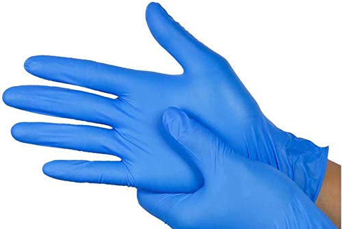 Strong Quality Box of 100 Blue Large Size Gloves Powder Free Vinyl Gloves | Ambidextrous Latex Free Food Safe Gloves | Perfect for Everyday Use ==> AQL 1.5 EN455 Class 1 - NewNest Australia