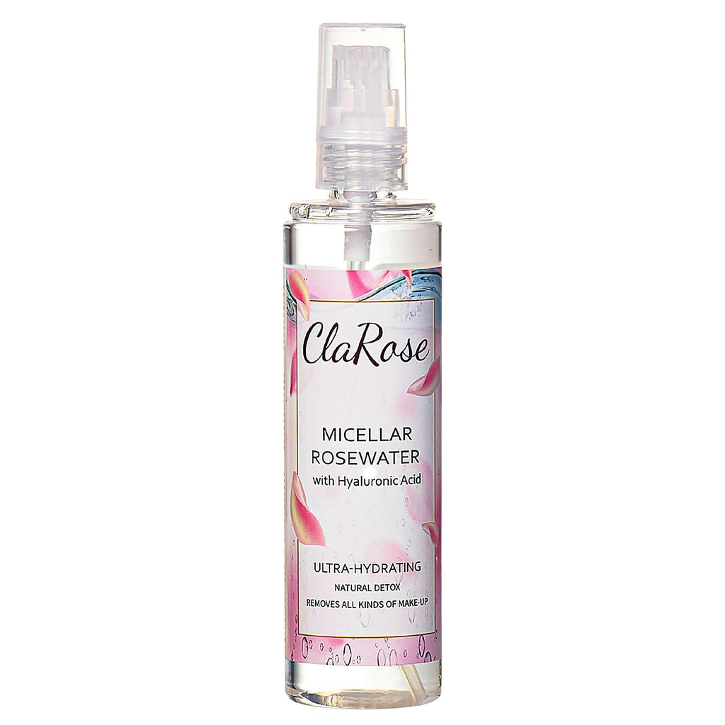 ClaRose Micellar Water with Hyaluronic Acid, Natural Rose, 1 count 150ml - NewNest Australia