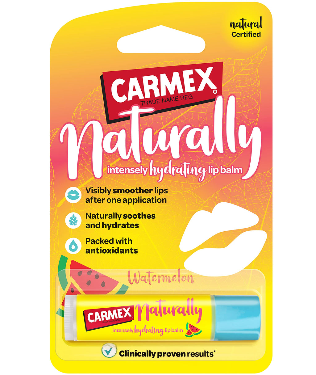 Carmex Naturally Lip Balm Stick 4.25g Watermelon - NewNest Australia