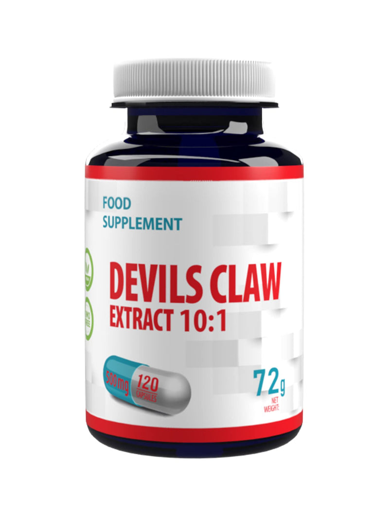 Devils Claw 10:1 Extract (5000mg Equivalent) 120 Vegan Capsules, Certificate of Analysis by AGROLAB Germany, High Strength Supplement, No Fillers or Bulkers, Gluten and GMO Free - NewNest Australia