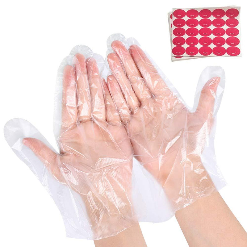 200 Pcs Paraffin Wax Bath Liners Hands & Feet - Plastic Cozy Hand Foot Covers Disposable Therapy Bags,for Foot Pedicure Hot Spa Wax Treatment Foot Covers Bags (100pc film gloves) 100pc Film Gloves - NewNest Australia