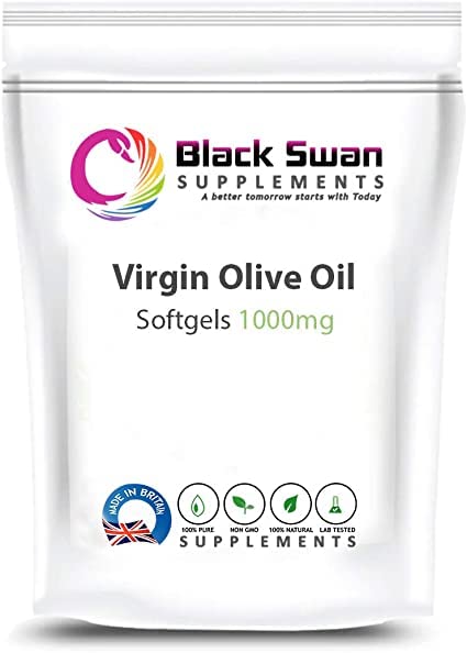 Black Swan Virgin Olive Oil 1000mg softgels – with Anti-oxidant and Anti-inflammatory Properties – Healthy Skin – Nervous System (30 caps) 30 caps - NewNest Australia