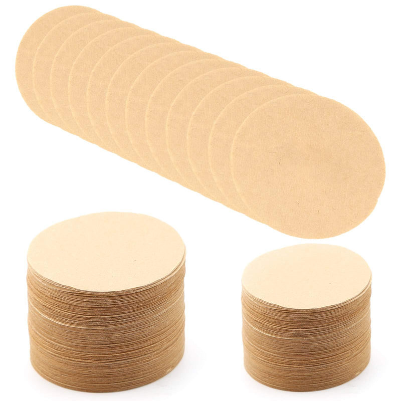 AIEX 350 pcs Unbleached Paper Coffee Filter Round Replacement Coffee Filters Fits for Aerobie Aeropress Coffee and Espresso Makers (6.4cm/2.5inch in Diameter) 350Pcs - NewNest Australia