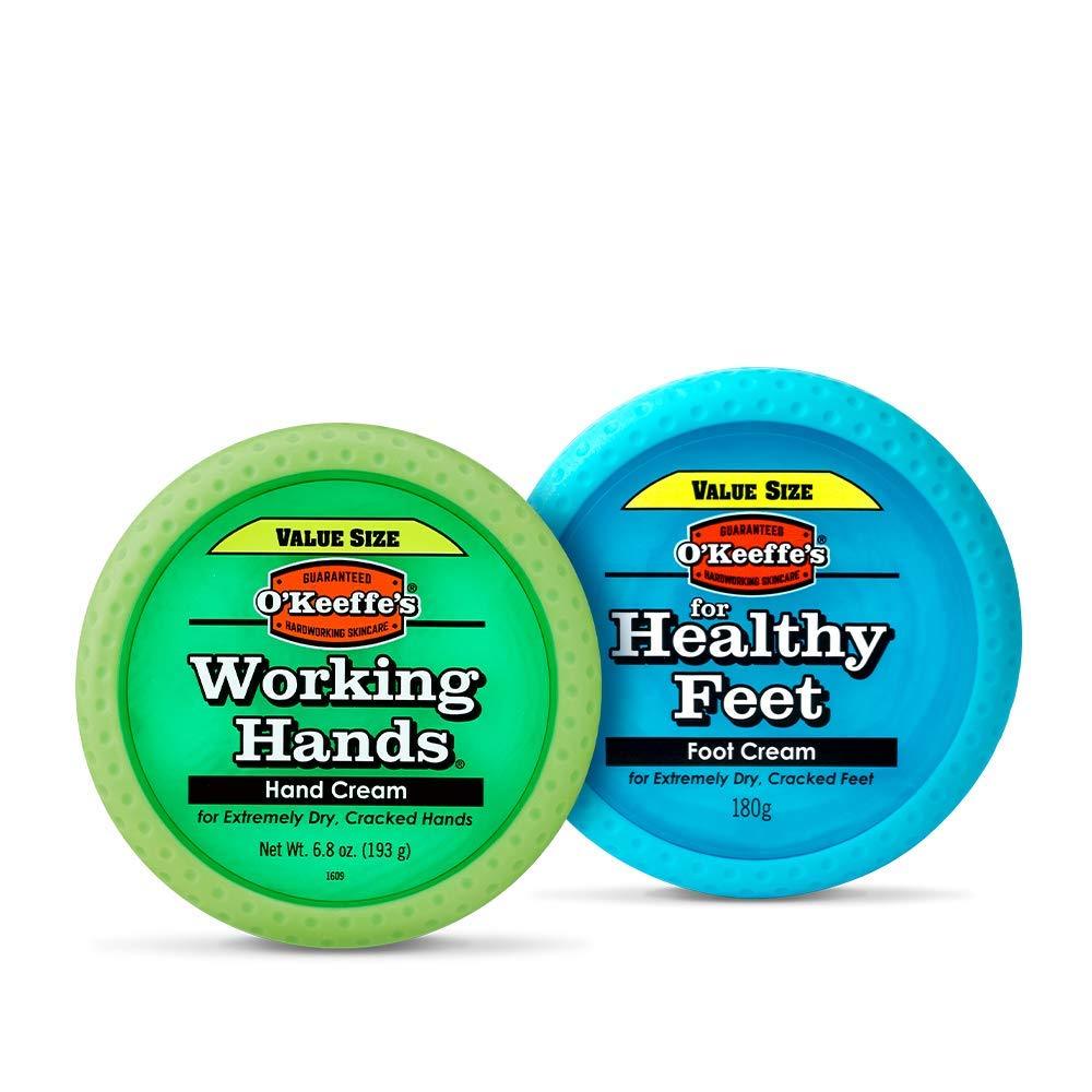 O'Keeffe's Twin Pack Working Hands 193g & Healthy Feet 180g (Twin Pack) Twin Pack (Value Jar) - NewNest Australia