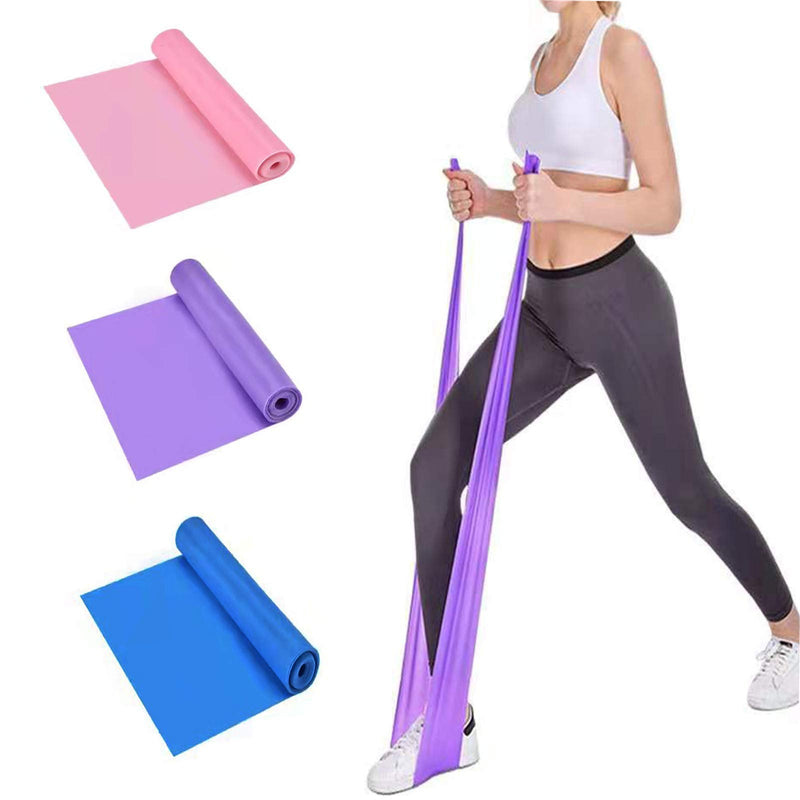 AILIFE Resistance Bands Set Women Men, Set of 3 Skin-Friendly Exercise Bands with 3 Resistance Levels, 1.5M Workout Resistance Bands Set for Strength Training,Yoga,Pilates,Fitness - NewNest Australia