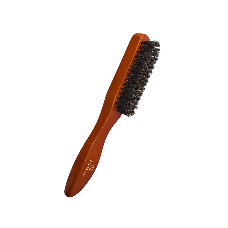 VinBee Beard Brush Boar Bristle Hair Brush Beard Brush for Men Facial Hair - Straightens & Promotes Beard Growth, Works with Natural Beard Oil & Beard Styling Balm to Soften Beard Red - NewNest Australia