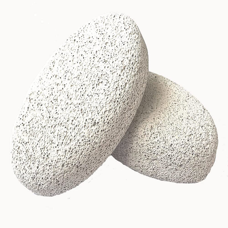 2 Pcs Natural Pumice Stone for Feet, Foot Scrubber Stone, Foot Care, Hands, Body, Pedicure Exfoliator Tools for Dead/Hard Skin - NewNest Australia