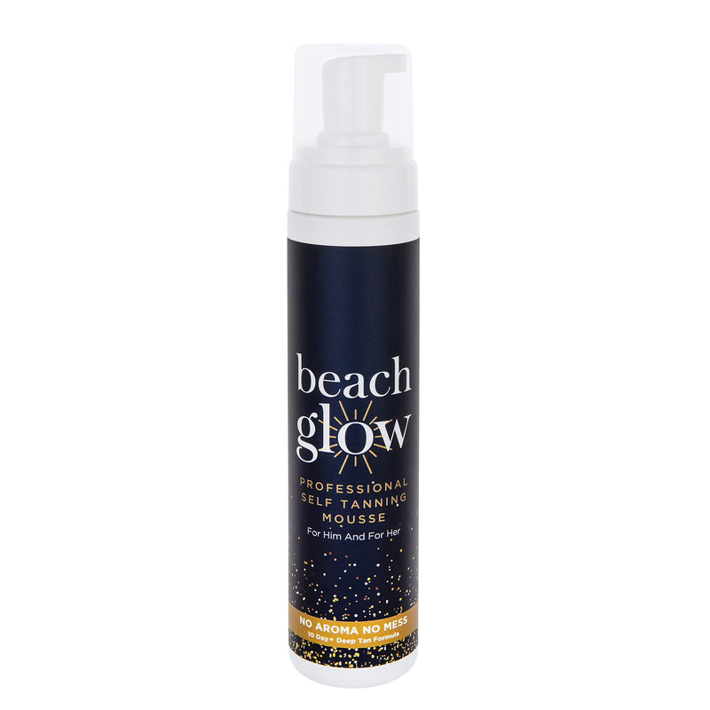 Beach Glow Fake Tan, Self Tan Professional Tanning Mousse, Self Tanning Invisible Foam, 250ml - NewNest Australia