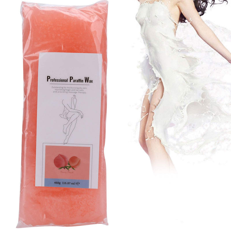 Paraffin Wax, Paraffin for Hands and Feet Care Paraffin Wax Bath Skin Beauty Wax 450G, Relieve Joint Pain Stiff Muscles Deeply Hydrates Skin (Peach) Peach - NewNest Australia