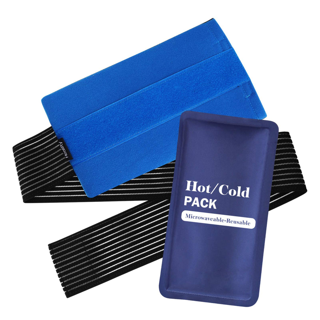 Healifty Gel Cold & Hot Pack - Reusable Warm or Ice Pack for Injuries, Shoulder, Knee, Hip, Back Pain- Hot & Cold Compress Therapy for Swelling, Bruises, Surgery, Pain Relief Flexible Ice Pack - NewNest Australia