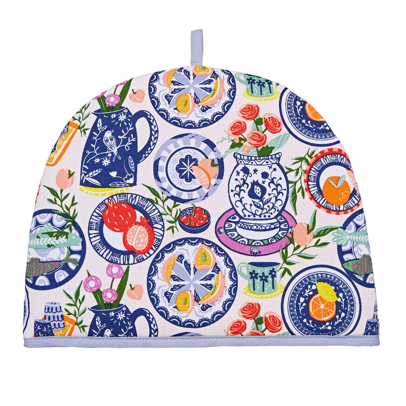 Ulster Weavers 7MPL04 Tea Cosy - Mediterranean Plates, Multicoloured, One Size - NewNest Australia