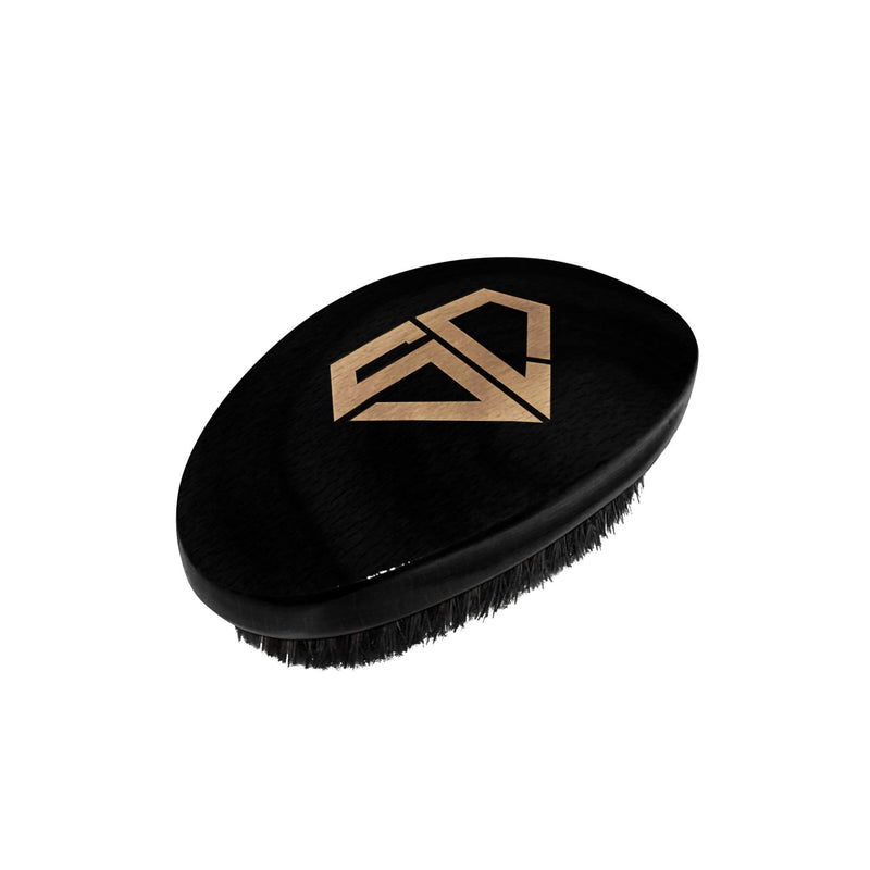 ShyneDurags Hard Wave Brush – Professional Curved Hair Brush for Faster 360 Waves – Beechwood Styling Brush with Reinforced Hard Bristles – Suitable for Men and Women – Compact and Portable - NewNest Australia
