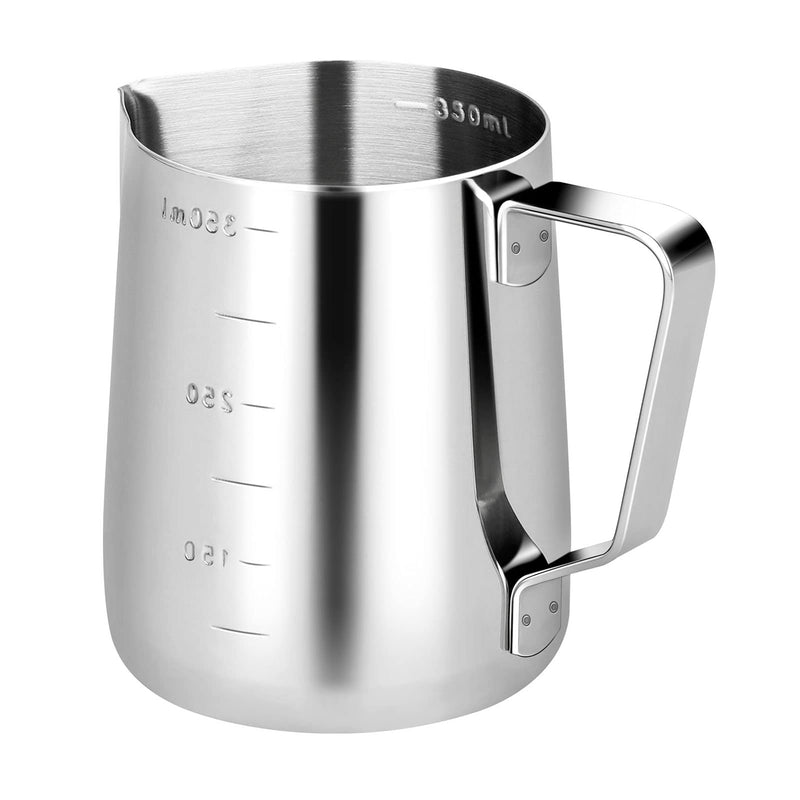 Trintion Milk Jug 350ml Stainless Steel Milk Pitcher Milk Frothing Jug Measuring Pitcher for Making Coffee Milk and Latte Art - NewNest Australia