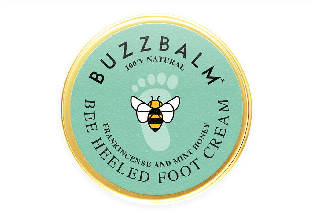 Foot Cream for Cracked Heels and Dry Skin Bee Heeled Heel Balm is a Completely Natural Cracked Heel Repair Cream with Frankincense and Peppermint Honey (85g) - NewNest Australia