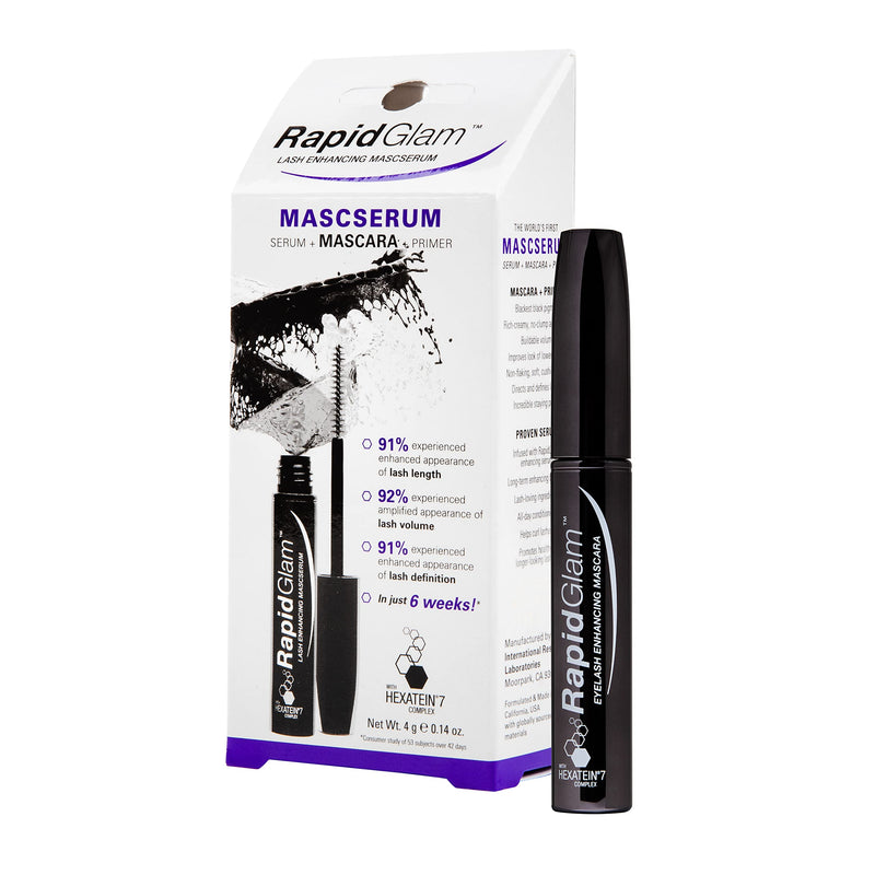 RapidGlam Eyelash Enhancing Mascserum, a Eyelash Primer, Serum and Mascara in One, for an Enhanced Appearance of Lash Definition, Volume and Length, 4g - NewNest Australia