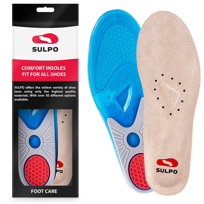 SULPO Plantar Fasciitis & Heel Spurs Insoles - Silicone Shoe Insoles for Men & Women - Ideal for Sports, Office, Work, Daily Life, Hiking (40-41 EU / 5.5-7 UK (S)) 40-41 EU / 5,5-7 UK (S) - NewNest Australia