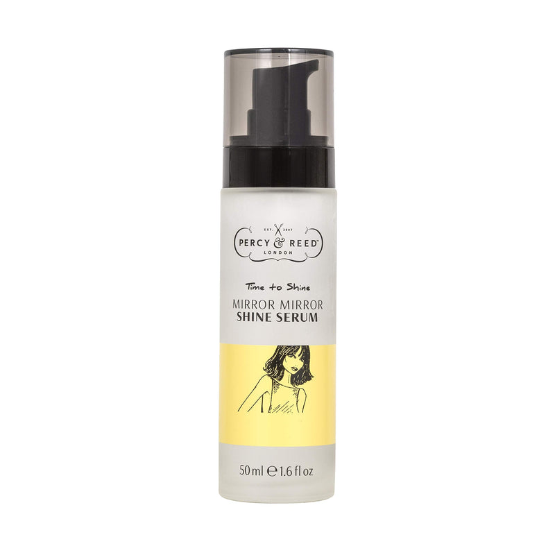 Percy & Reed Time To Shine Mirror Mirror Shine Serum - Incredible Anti-Frizz Gloss Serum for High Shine Finish - Colour & UV & Colour protection - Lightweight Oil Moisturises And Nourishes Hair - 50ml - NewNest Australia