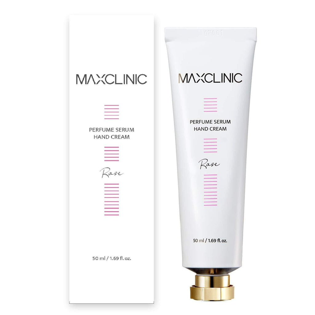 MAXCLINIC Perfume Serum Rose Hand Cream 50ml 1.69 lotion Moisturizer for dry and cracked hands Skin Travel Size - NewNest Australia