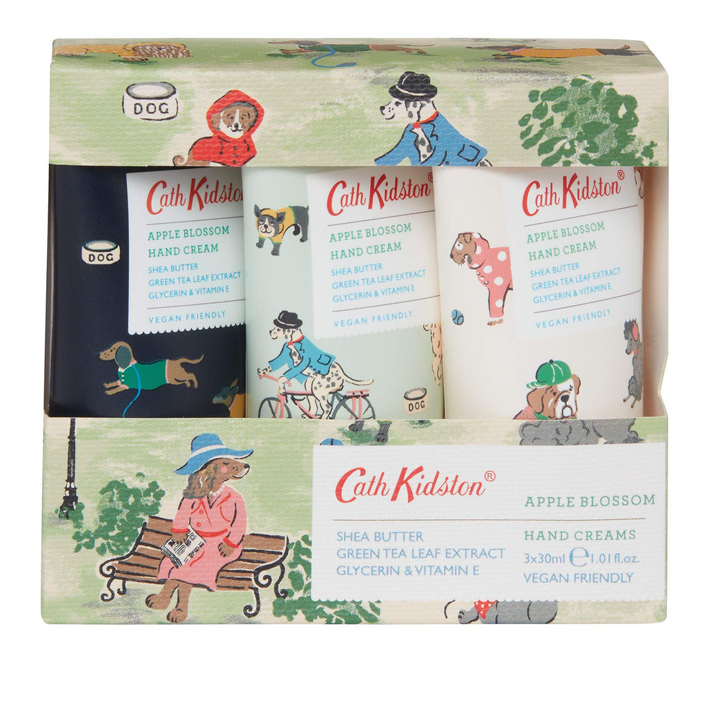 Cath Kidston Beauty Park Dogs Hand Cream Trio Gift Pack, 30Ml - NewNest Australia