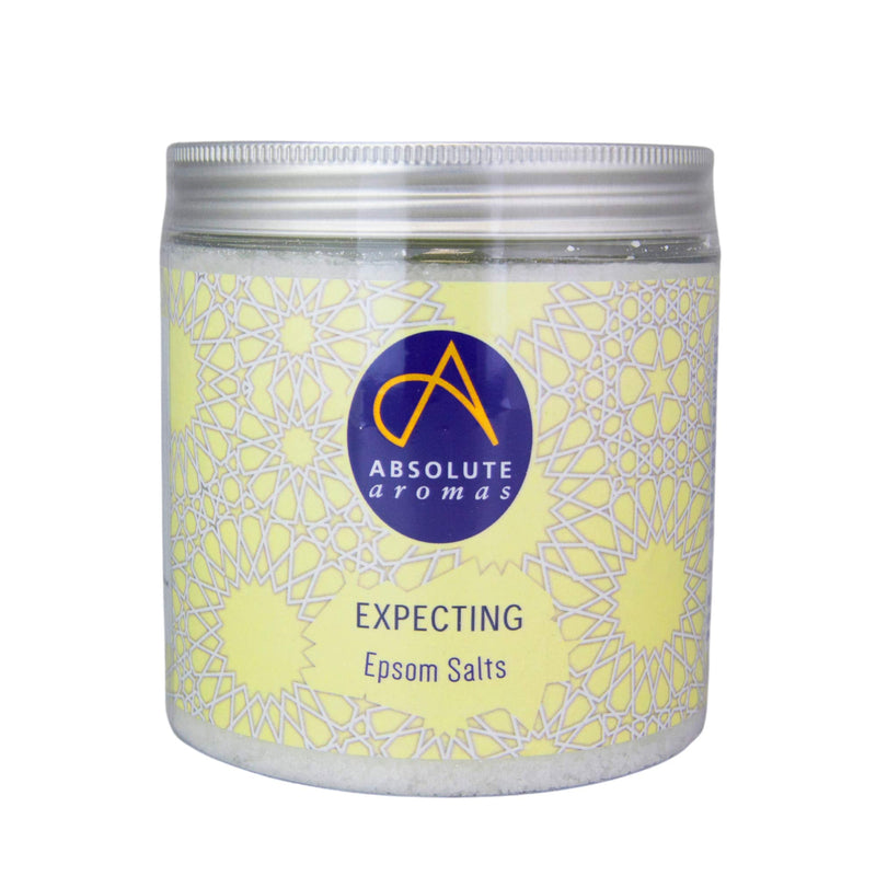 Absolute Aromas Expecting Epsom Salt - Magnesium Sulphate Infused with 100% Pure Neroli, Petitgrain and Tangerine Essential Oils (575g) 575 g (Pack of 1) - NewNest Australia