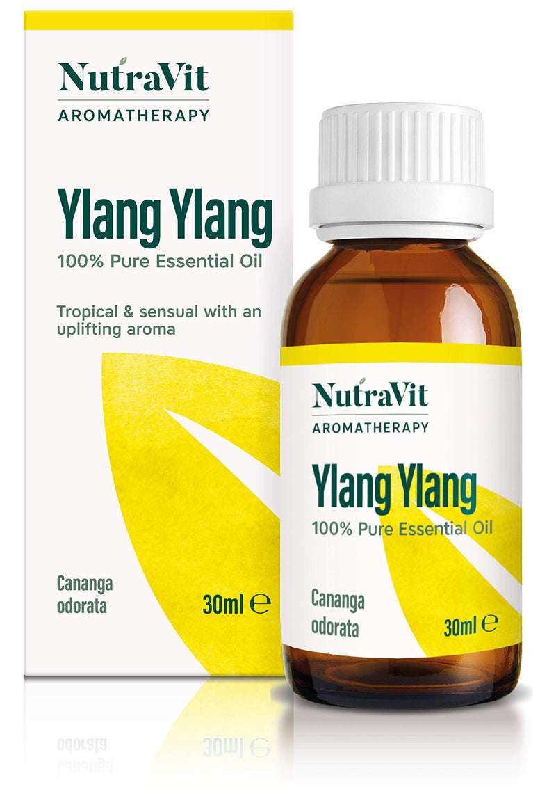 NutraVit - Madagascan Ylang Ylang Oil | 100% Pure Ylang Ylang Essential Oil - 30ml - Therapeutic Grade Aromatherapy Oil - Diffuser, Humidifier, Massage, Stress Relief & Hair Growth - NewNest Australia
