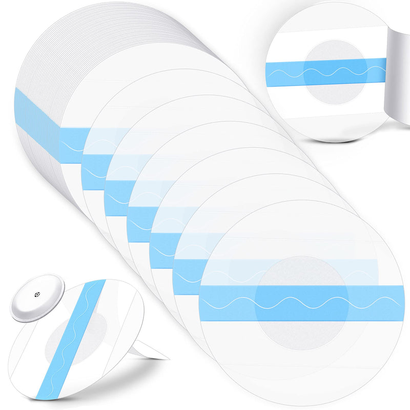 48 Pack Patches Sensor Covers Waterproof Protection Stickers Precut Clear Waterproof Adhesive Patches Transparent Adhesive Patches Clear CGM Overpatch-Tape Without Hole, Blue - NewNest Australia