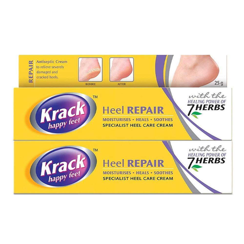 2 X Krack Heel Repair | Ayurvedic Foot Care Cream (25gm X Pack of 2) - NewNest Australia