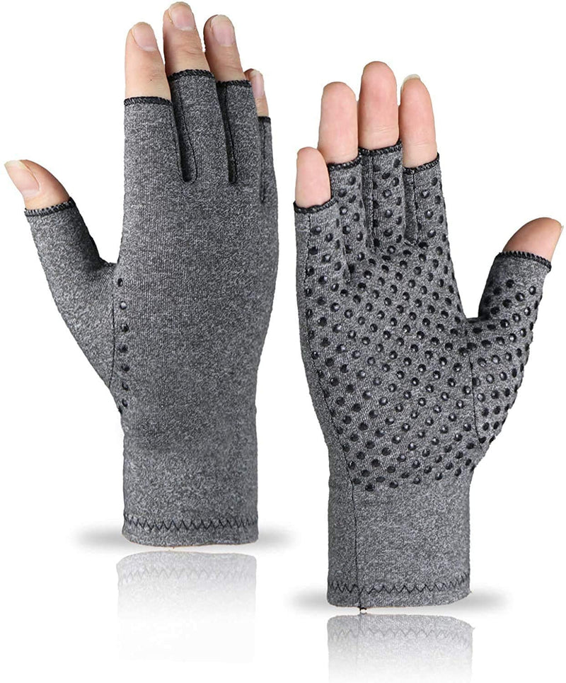 VITTO Anti-Arthritis Gloves (Pair) with Grips - Providing Warmth and Compression To Help Increase Circulation Reducing Pain and Promoting Healing 1x Pair (S) S - NewNest Australia