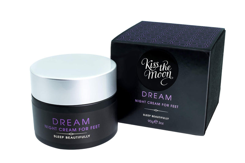 Kiss the Moon DREAM Night Foot Cream | Foot Cream for Cracked Heels & Dry Skin | Foot Care Lotion Before Bed | Intensive Moisturiser Balm to Repair Hard & Dry Feet | Healthy Feet Overnight | Feet Care - NewNest Australia