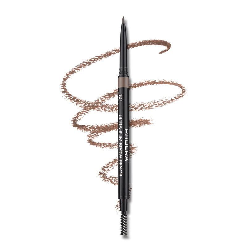 PHOERA Eyebrow Pencil with Brush, Anglicolor Ultra-Slim Eyebrow Pencil with Brow Brush, Precise, Natural-Looking Brows, Long Lasting Drawing Eye Brow (101#Taupe) 101#Taupe - NewNest Australia