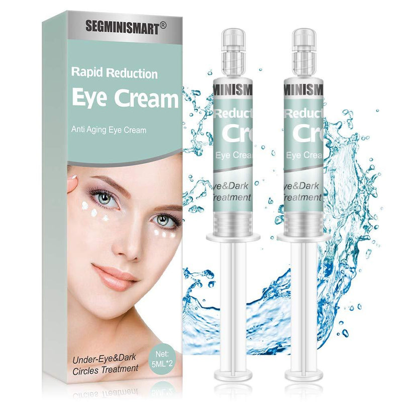 Rapid Reduction Eye Cream,Under-Eye Bags Treatment,Instant Results Depuffing Eye Cream,Fights Wrinkles and Fine Lines,Reduces Appearance of Dark Circles 5 ml (Pack of 2) - NewNest Australia