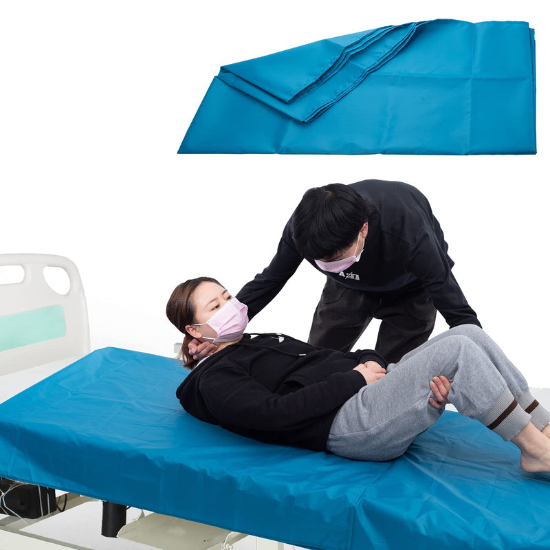 [LOSCHEN] Tubular Slide Sheet for Patient Transfer, Sliding Draw Sheets to Assist Moving Elderly - for Cars, Vehicles, Wheelchairs and Bed Transfers - Hospitals & Home Care (39"x79"(100x200cm), Blue) 39"x79"(100x200cm) Green - NewNest Australia