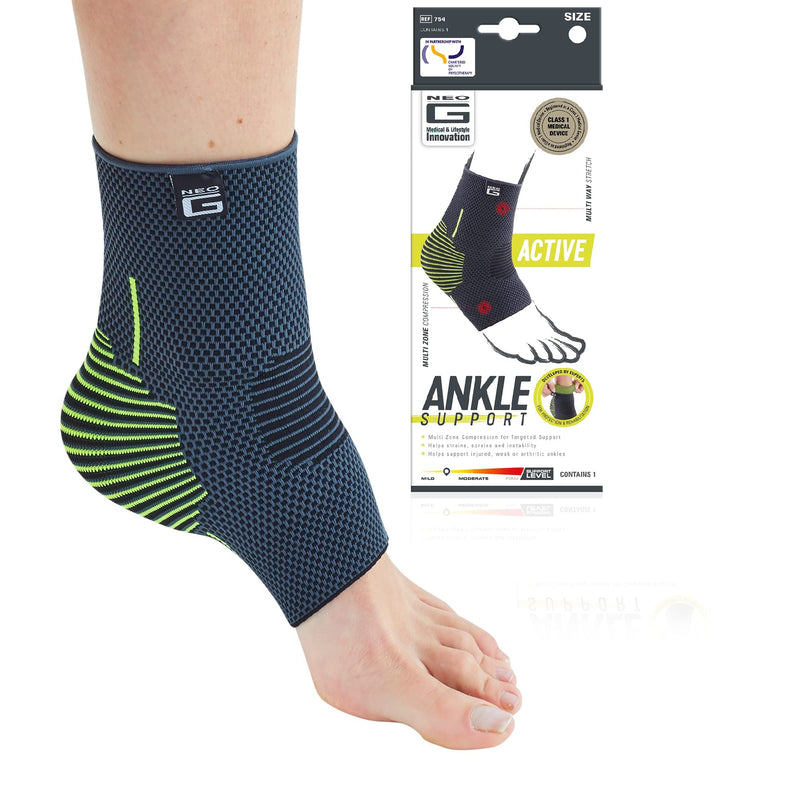 Neo G Ankle Support Running – Sport Ankle Brace – Ankle Compression Support - Breathable, Lightweight, Elastic Ankle Bandage Support for Sprains, Strains, Weak Ankles, Injury Recovery, Joint Pain - M Medium: 20 – 23 CM/7.9 – 9.1 IN - NewNest Australia