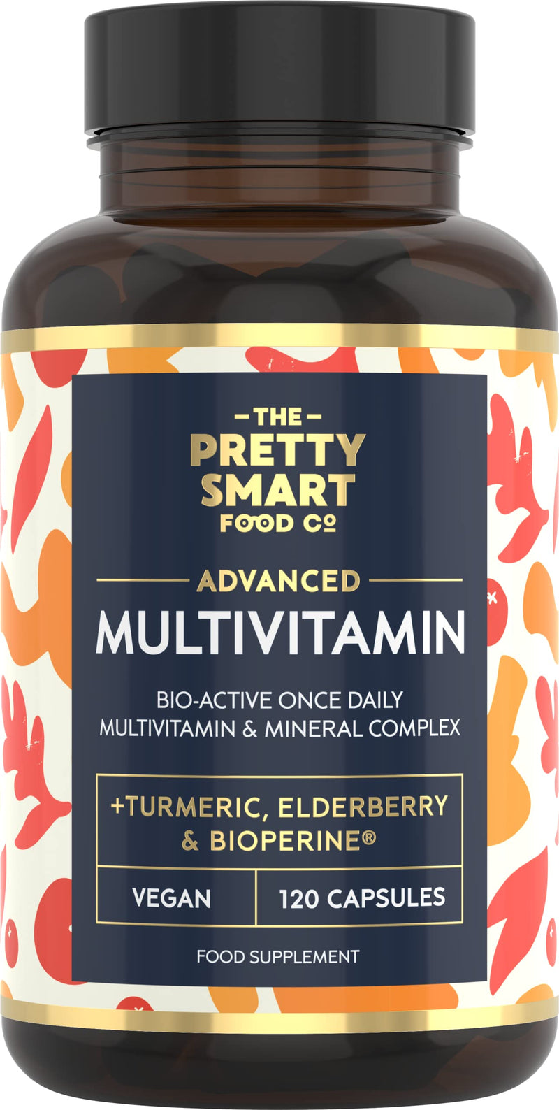Powerful Multivitamins and Minerals - Multivitamin Tablets for Men & Women - Highly Bioavailable Vitamins & Minerals - 38 Ingredients & Herbal Extracts - 120 Easy to Swallow Capsules - Made in The UK - NewNest Australia