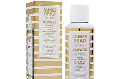 JAMES READ Glow20 Express Instant Tan Mousse for the Body, Light to Medium Tone, 200 ml, Brown - NewNest Australia