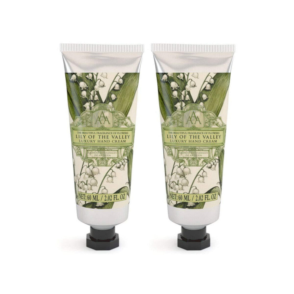 Aromas Artesanales De Antigua Hand Cream Comforting and Uplifting - Lily Of The Valley 2 x 60ml Duo Pack - NewNest Australia