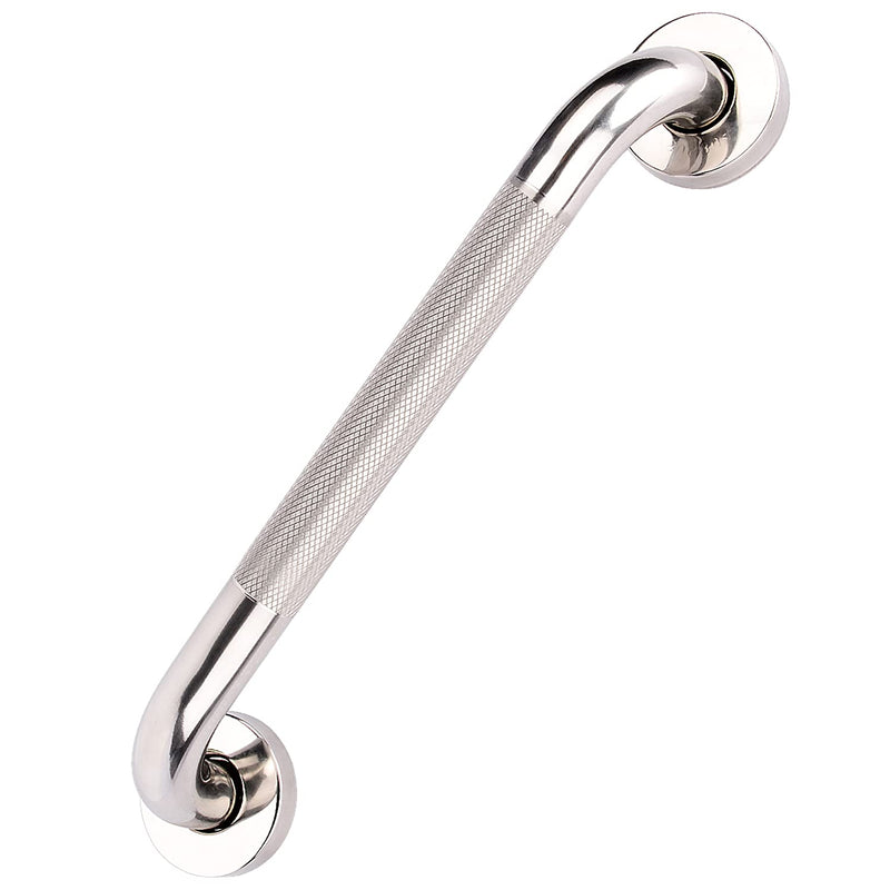 supregear Bathroom Grab Bar Rail, 30.48 cm Stainless Steel Non-Slip Bathroom Handle, Safety Handle, Indoor/Outdoor Auxiliary Handle for Kitchen Bedroom Bathtub, Shower and Steps 30 cm - NewNest Australia