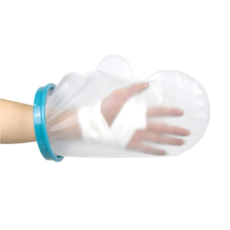 DESTRIC Adult Waterproof Cast Cover Protector Hand for Shower, Plaster Bandage and Dressing Protector Watertight for Broken Hand, Wrist, Finger Wound, Keeps Hand Dry 13 inch - NewNest Australia