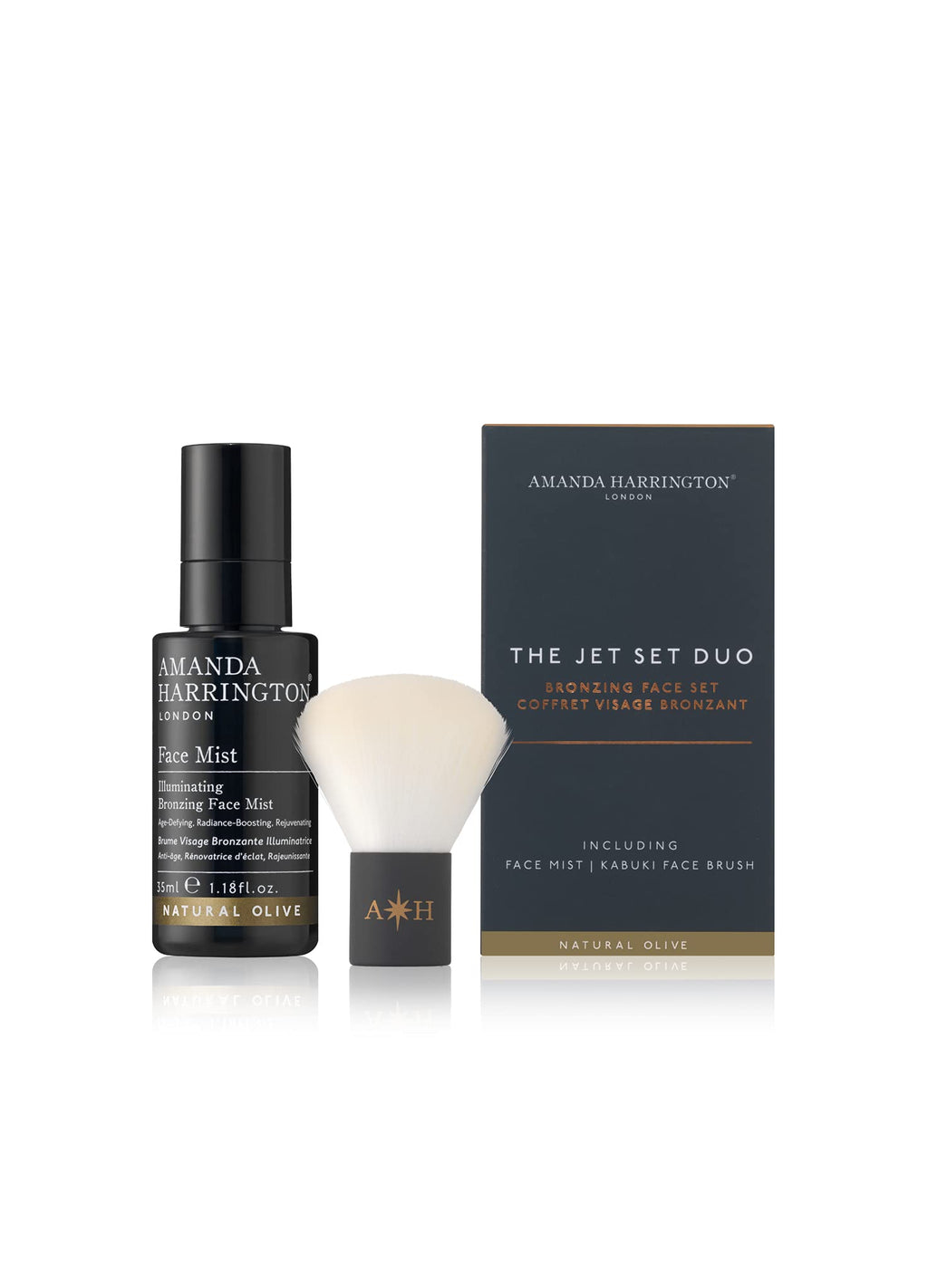 Amanda Harrington London The Jet Set Duo Natural Olive - NewNest Australia