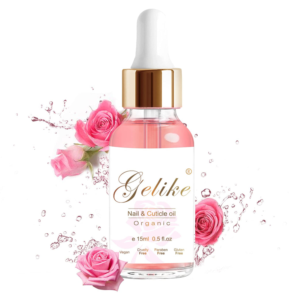 Gelike Nail Cuticle Oil Organic Vitamin E Vitamin B Essential Oil Soothe Moisturize Moisturising Dry Nails Cuticles Oils Treatment Pen Nail Care Repair Growth Oils 15ml/Bottle - NewNest Australia