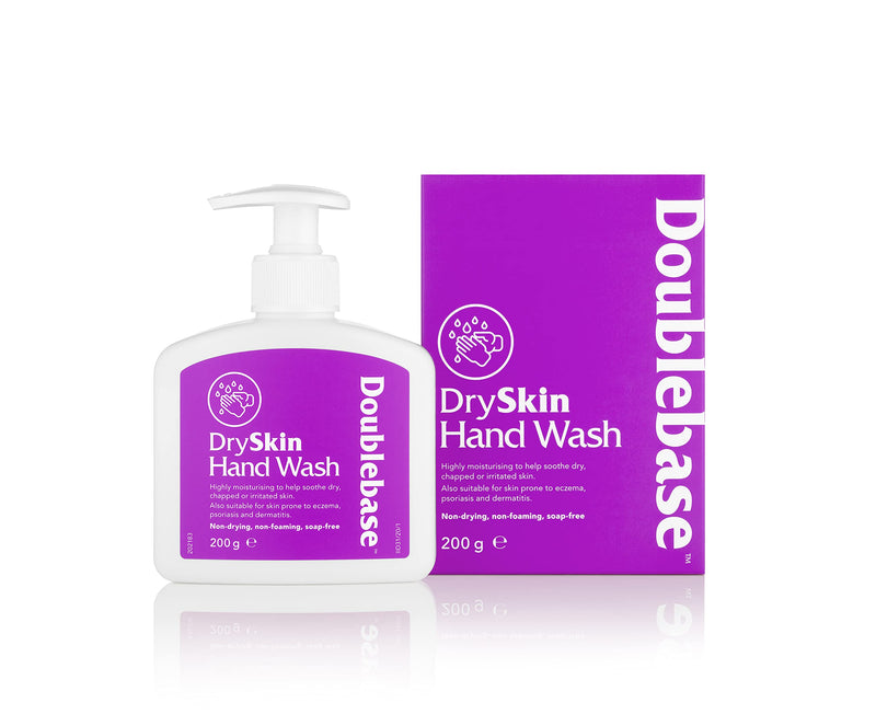 Doublebase Dry Skin Hand Wash, Moisturising, Non-Foaming & Non-Drying - Also Suitable for Skin Prone to Eczema, Psoriasis and Dermatitis, Free from Soap, SLS and Parabens, 200 g - NewNest Australia