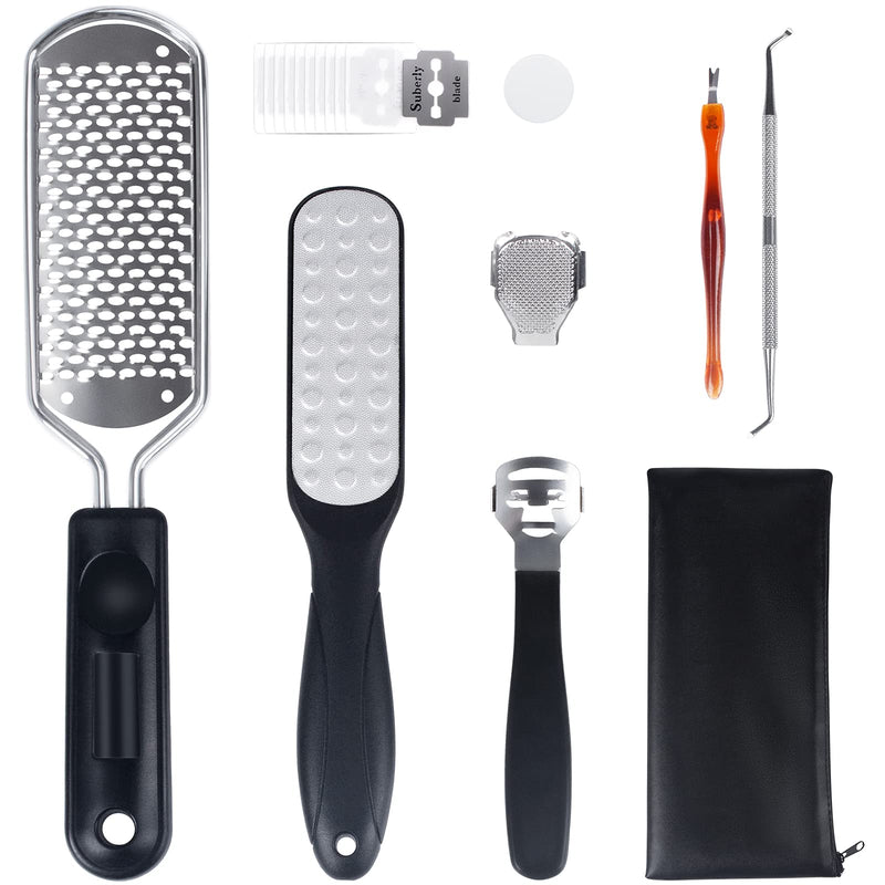 Wskderliner Stainless Steel Foot File, Callus Remover, Professional Foot Care Pedicure Kit, Can Be Used On Both Dry and Wet Feet - NewNest Australia