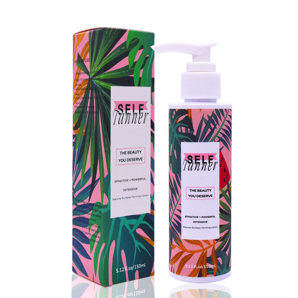 SHEEYOON Self Tanner, Sunless Tanning Lotion, Natural, Long-Lasting, Steak Free, Instant Body Self Tanning Lotion Develops Bronzed Glow for All Skin Types (Milk) Milk - NewNest Australia