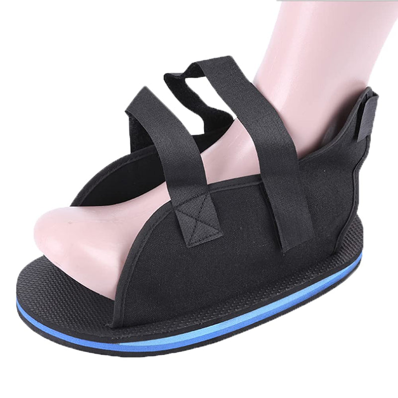 Open Toe Plaster Cast Shoe Gypsum Shoe Foot Fracture Surgical Shoe Recovery Shoe Broken Rehabilitation Shoes Toe Valgus Surgical Fixed Shoe Recovery Protecting Supporting Shoe Medium Black - NewNest Australia