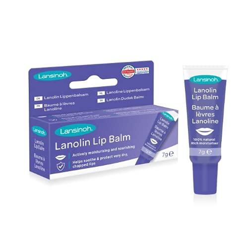 Lansinoh Lanolin Lip Balm - Soothes and Protects Dry & Cracked Lips - Actively Moisturises 7g - NewNest Australia