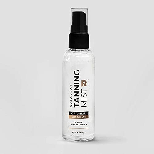 BYROKKO Tanning Mist 100ml| Self-Tanning Water for natural-looking and long-last tan!Brown Shine - NewNest Australia