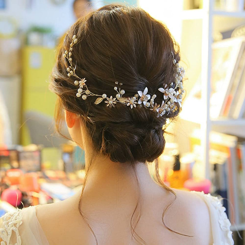 Bridal Hair Pins Fashion Retro Elegant Ladies Pearl Rhinestone Hair Accessories for Wedding Bridal Jewelry Bridal Headpiece Wedding Accessories - NewNest Australia