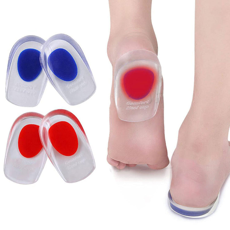 Pedimend 2 Pairs Gel Heel Cups, Silicone Heel Cup Pads for Plantar Fasciitis, Heel Spur & Achilles Pain, Gel Heel Cups and Cushions Absorbing Support (Small: EU 35 – 40) Small: Eu 35 – 40 - NewNest Australia