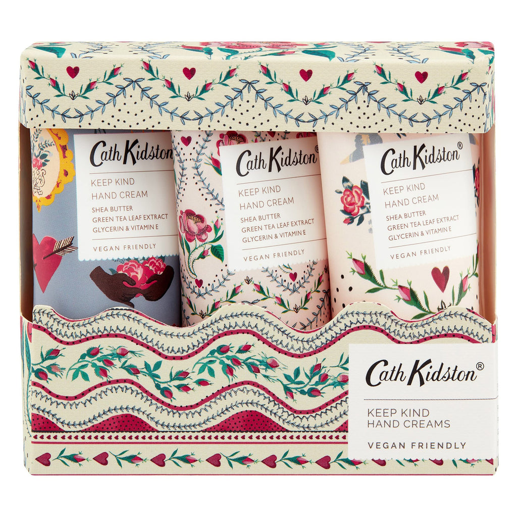 Cath Kidston Beauty Keep Kind Hand Cream Trio Gift Set, 3 X 30Ml - NewNest Australia